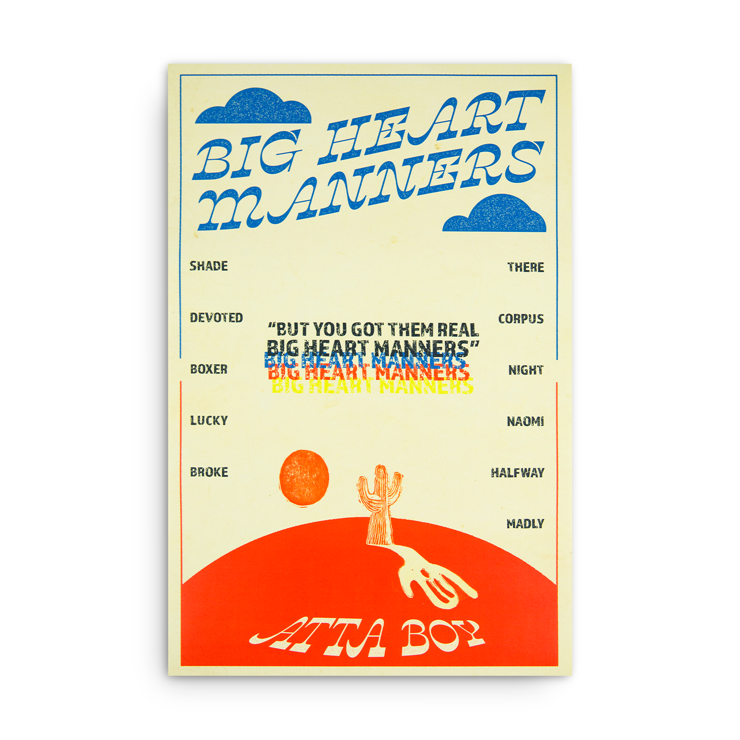 Big Heart Manners Poster