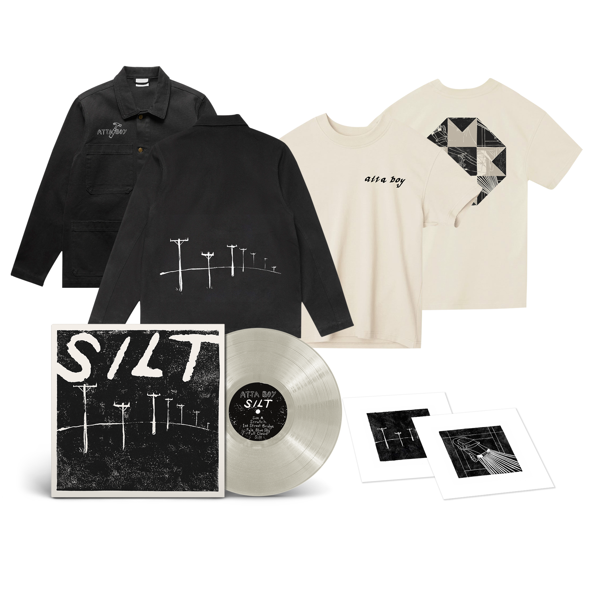 PREORDER: Limited Edition Silt Deluxe Bundle (Choice of LP Color + Limited Edition Linocut + Tee + Jacket)