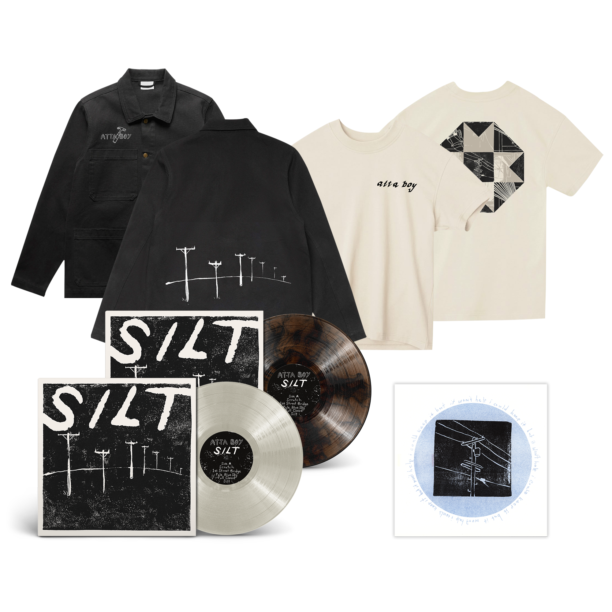 PREORDER: Limited Edition Silt Deluxe Riso Bundle (Choice of LP Color + Limited Edition Riso + Tee + Jacket)