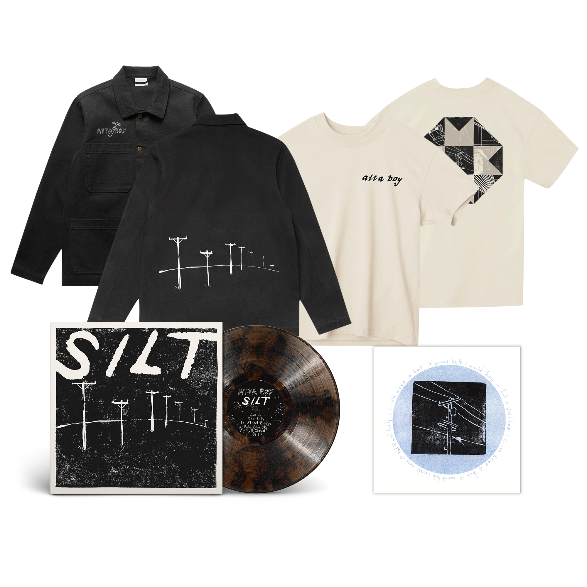 PREORDER: Limited Edition Silt Deluxe Riso Bundle (Choice of LP Color + Limited Edition Riso + Tee + Jacket)