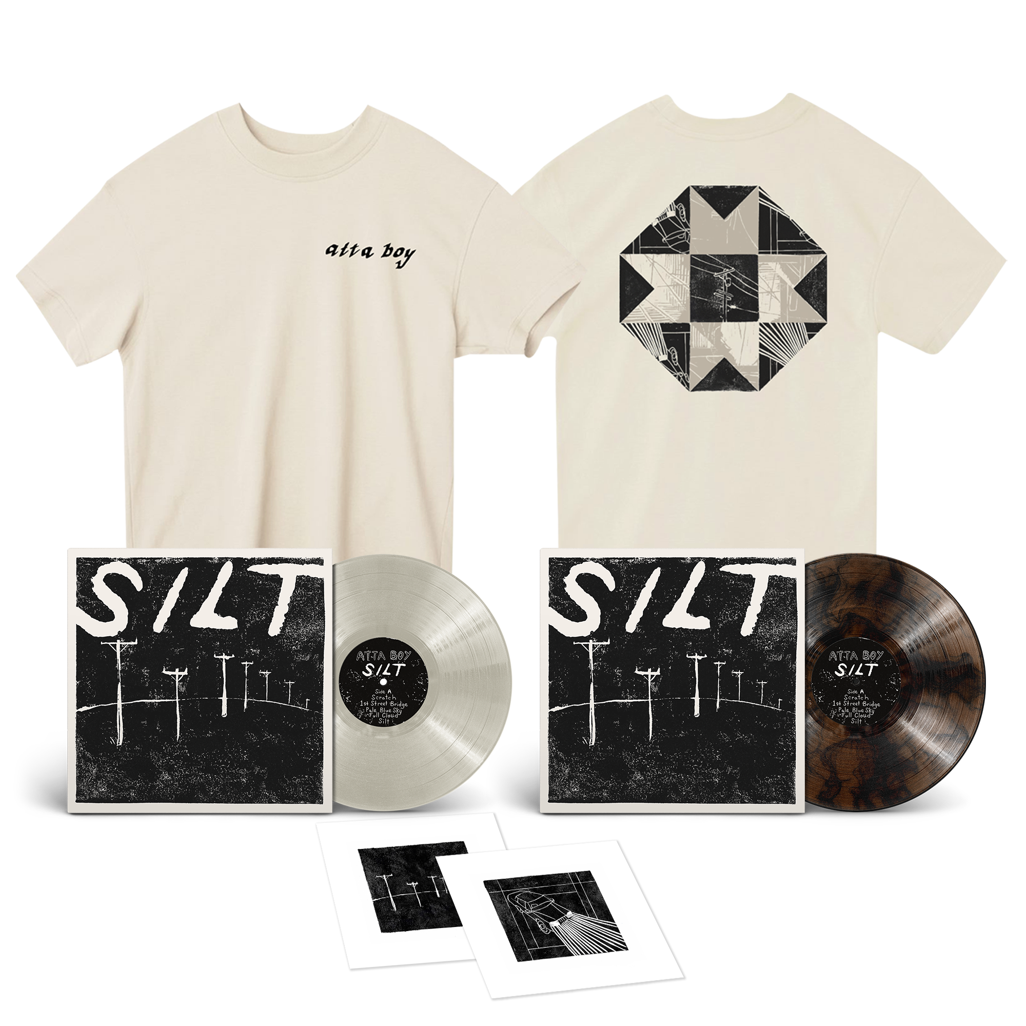 PREORDER: Limited Edition Silt Standard Bundle (Choice of LP Color + Limited Edition Linocut + Tee)