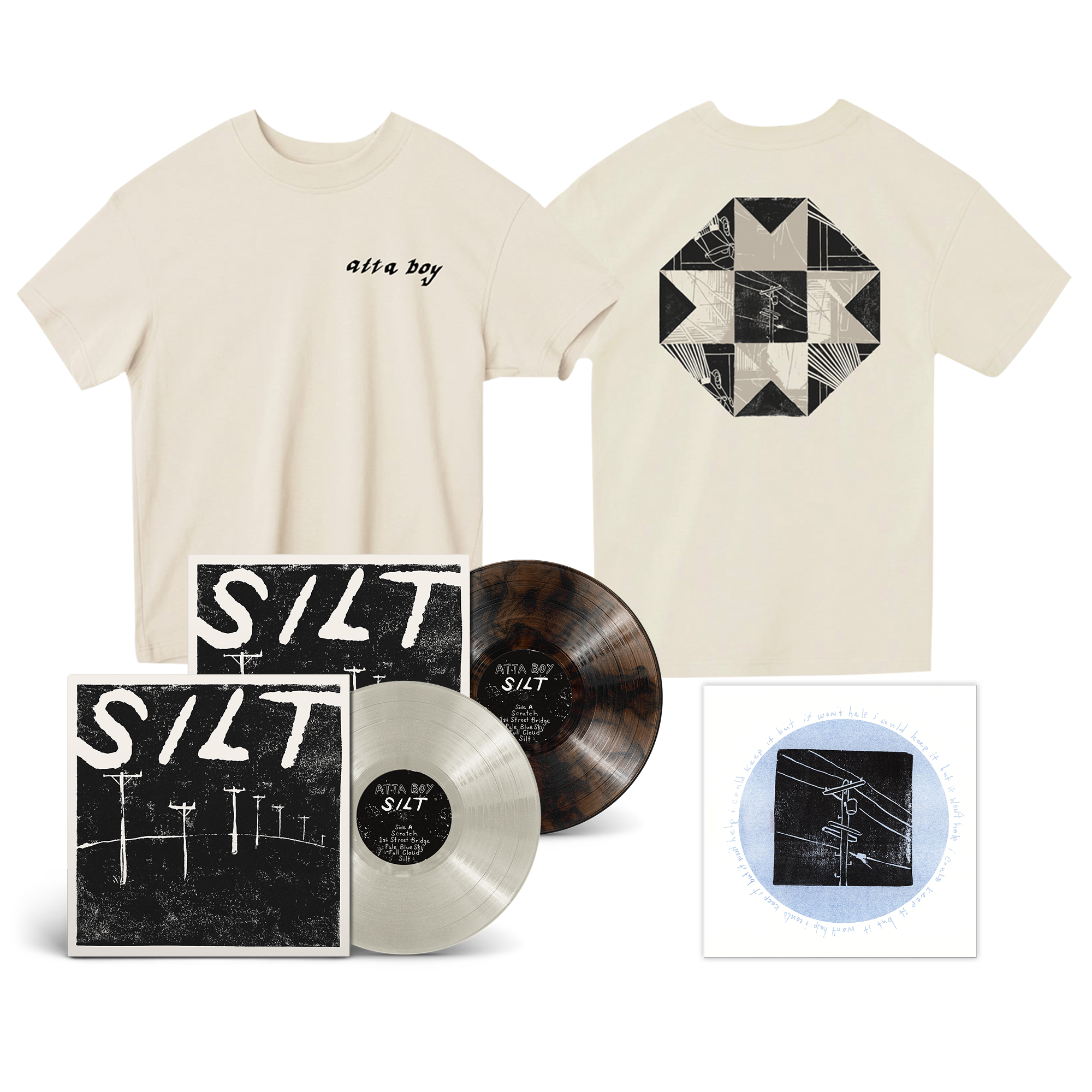 PREORDER: Limited Edition Silt Standard Riso Bundle (Choice of LP Color + Limited Edition Riso + Tee)