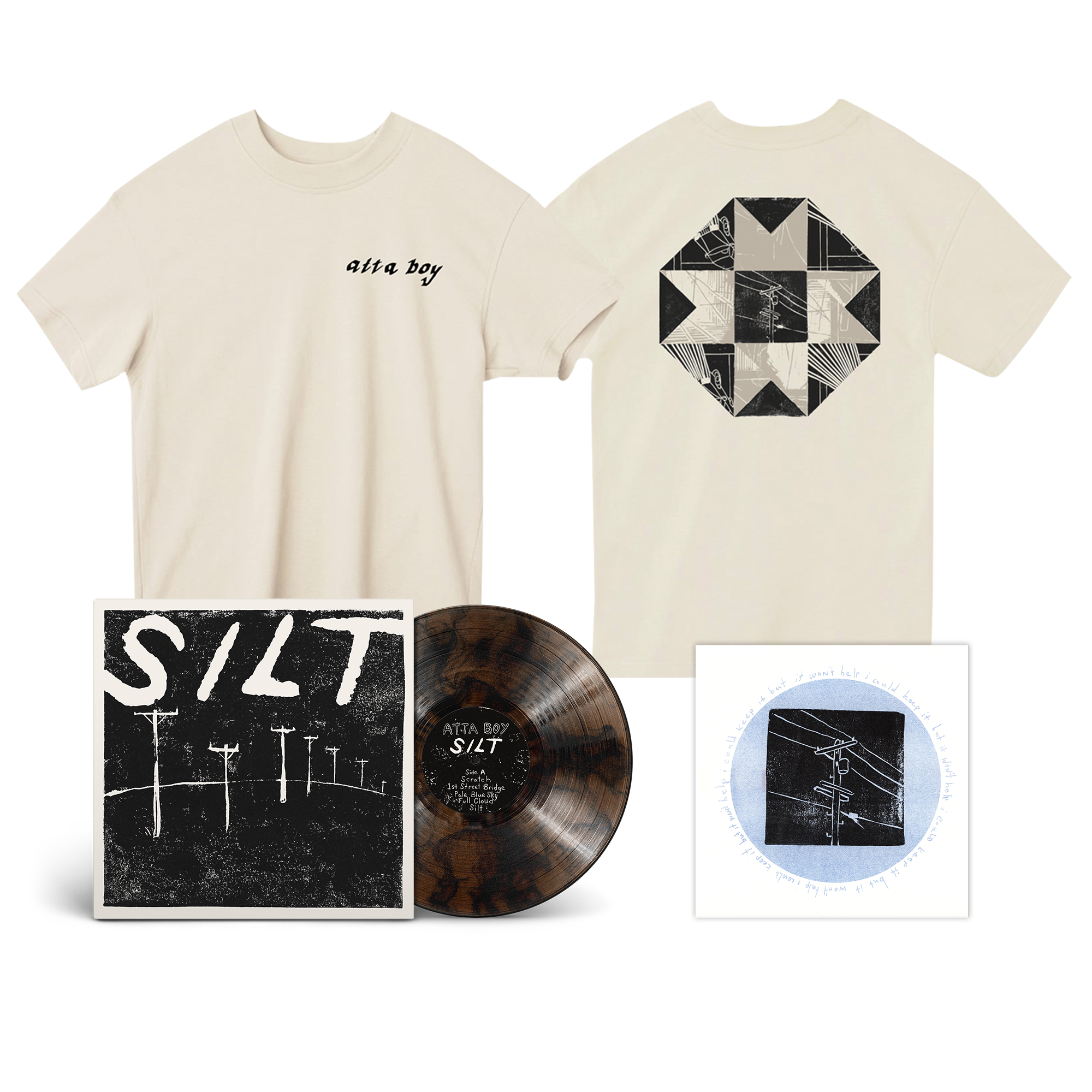 PREORDER: Limited Edition Silt Standard Riso Bundle (Choice of LP Color + Limited Edition Riso + Tee)